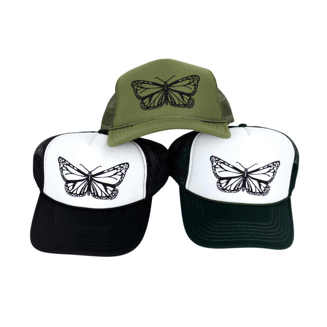 Butterfly Foam Trucker Hats