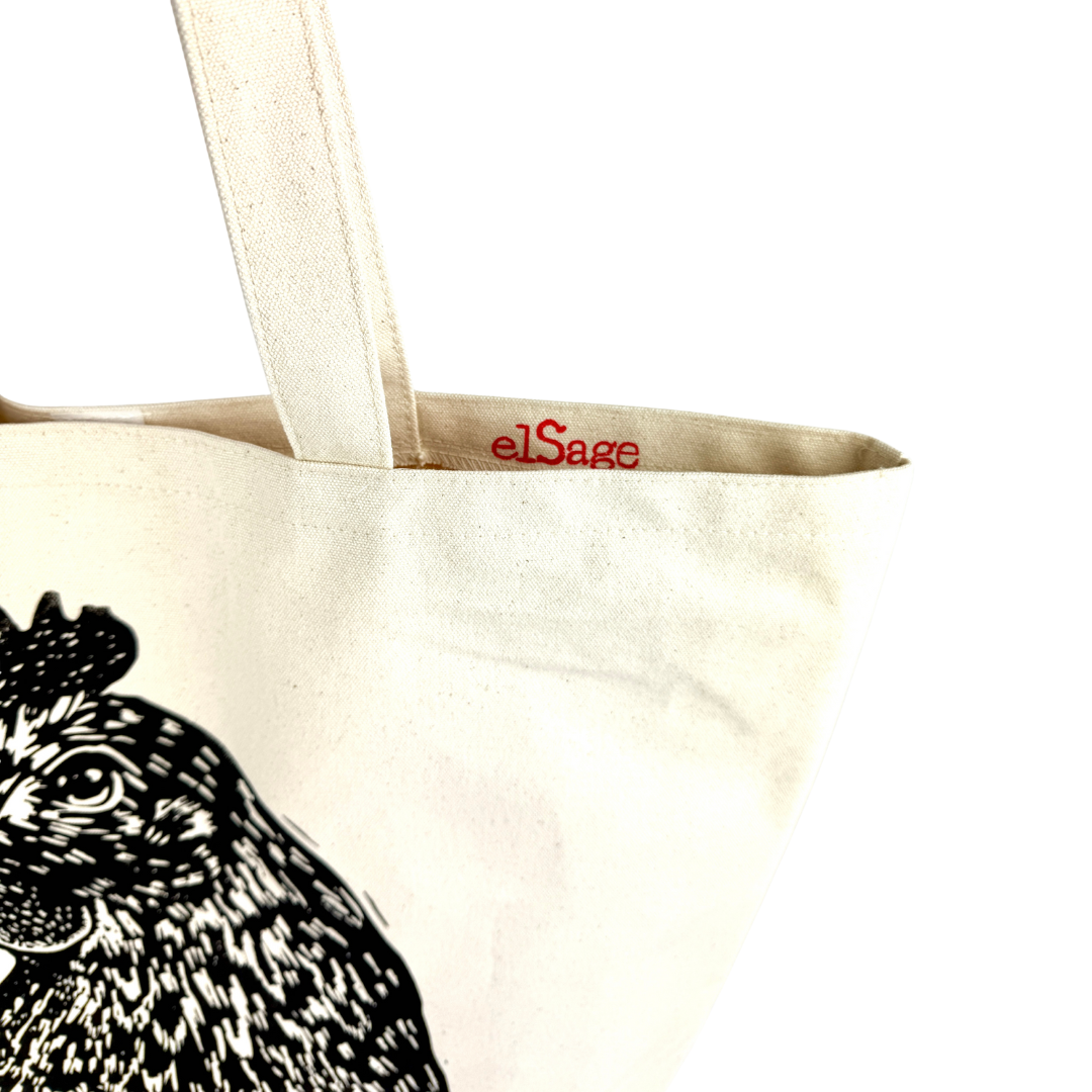 Pretty Chicken Large Tote Bag