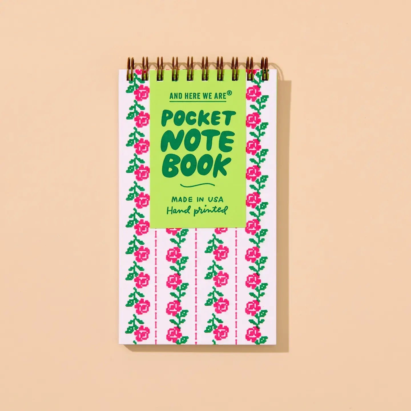 Letterpress Spiral Notebooks and Notepads