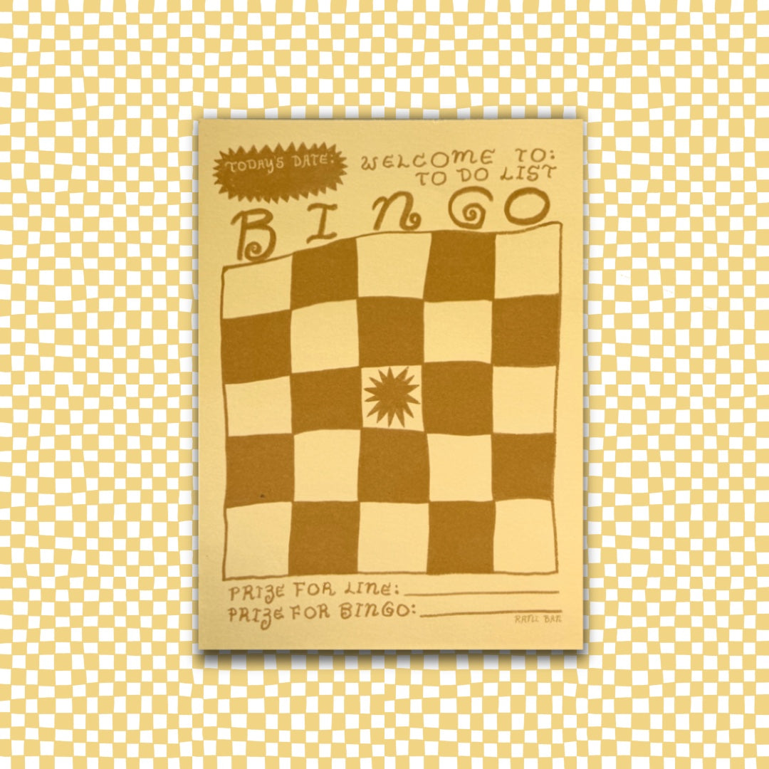 BINGO Notepad by Rani Ban Co.