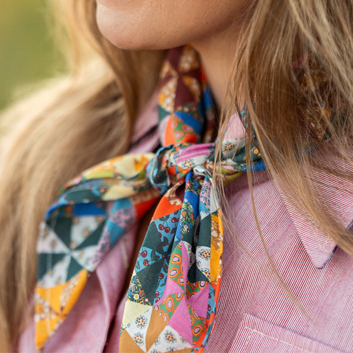 Colorful Screen Printed Bandanas