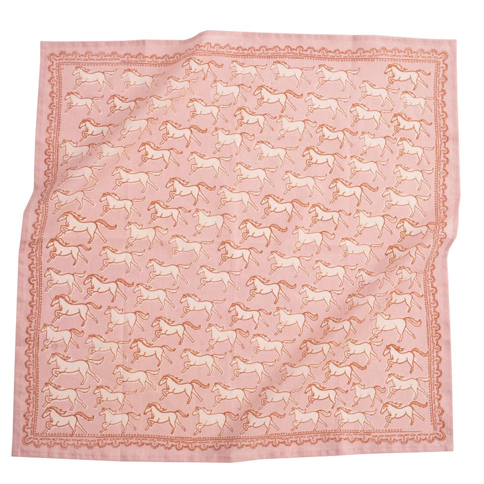 Colorful Screen Printed Bandanas
