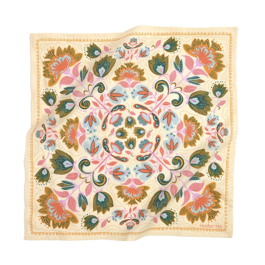 Colorful Screen Printed Bandanas