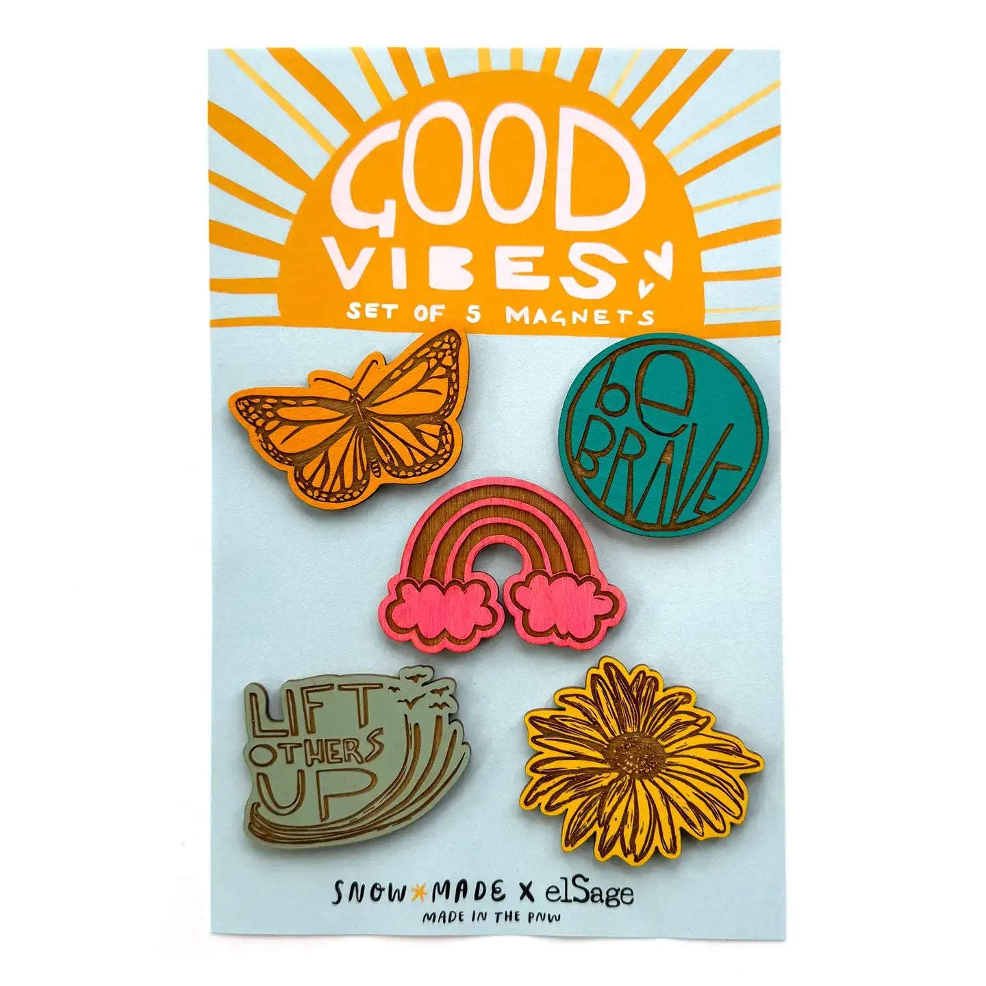 Wood Magnet Sets