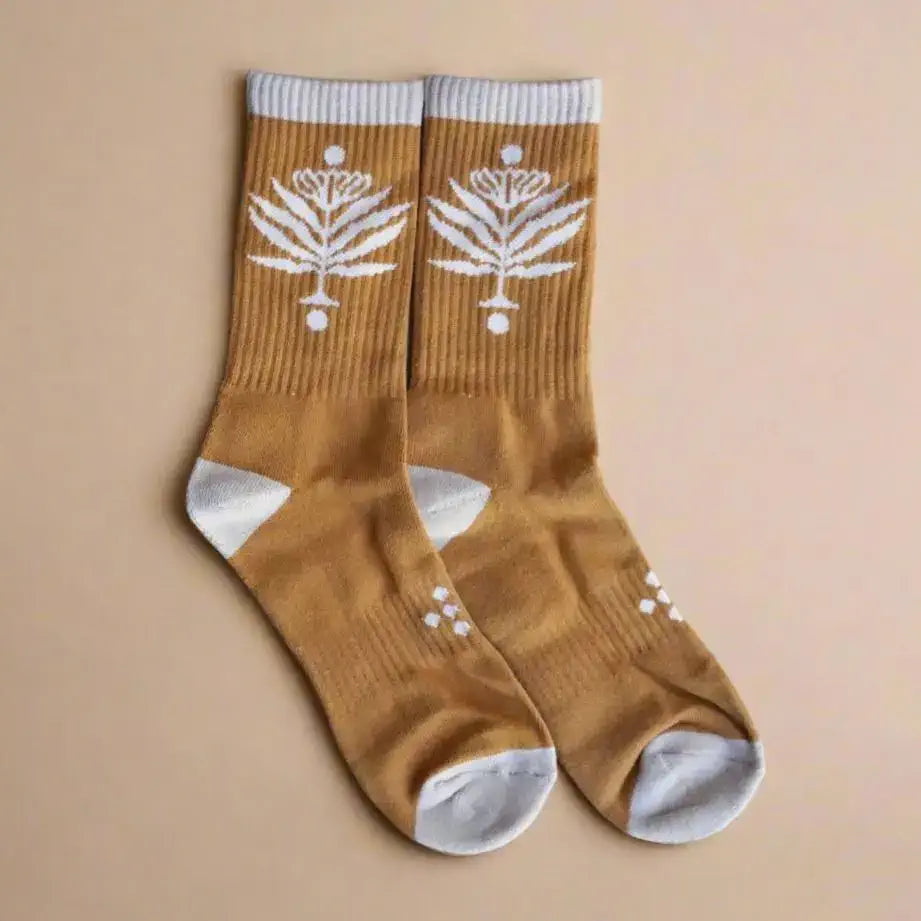 Botanical Design Socks