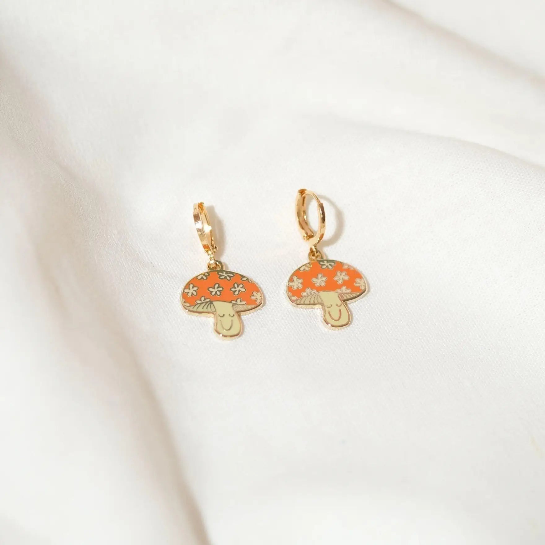 Enamel Earrings by Sleepy Mountain