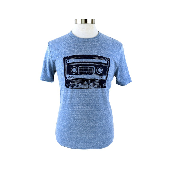 Mixtape Unisex Triblend Tee in Heather Light Blue