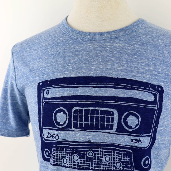 Mixtape Unisex Triblend Tee in Heather Light Blue