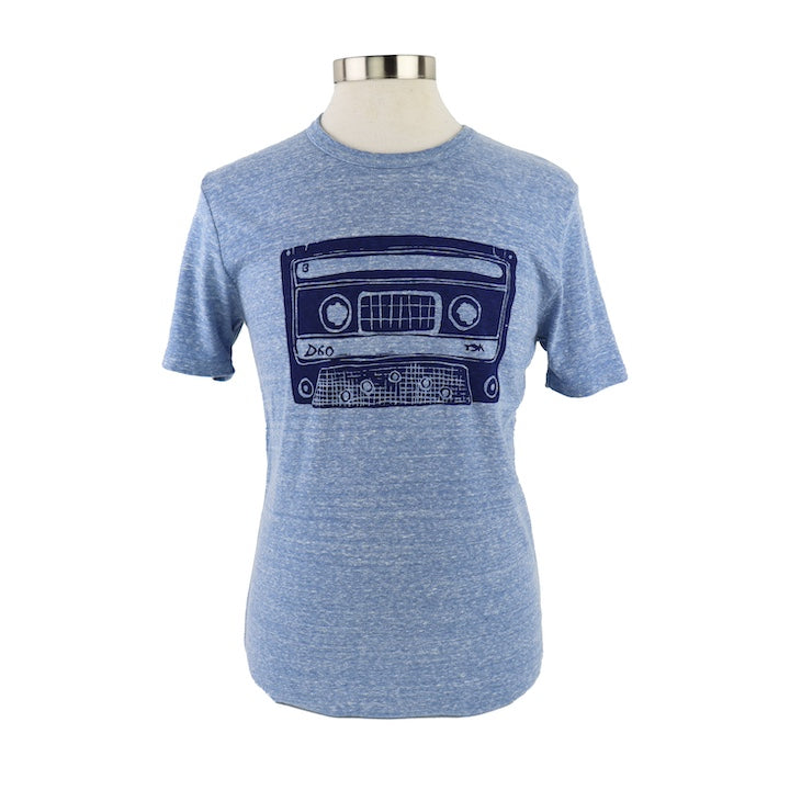 Mixtape Unisex Triblend Tee in Heather Light Blue