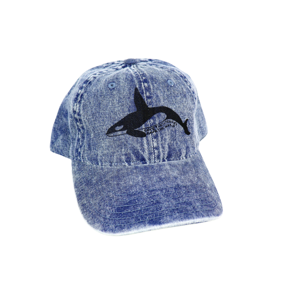 Orca Save The Whales Hat in Denim