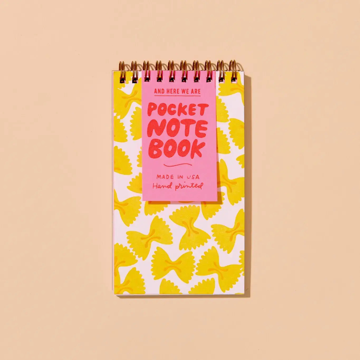Letterpress Spiral Notebooks and Notepads