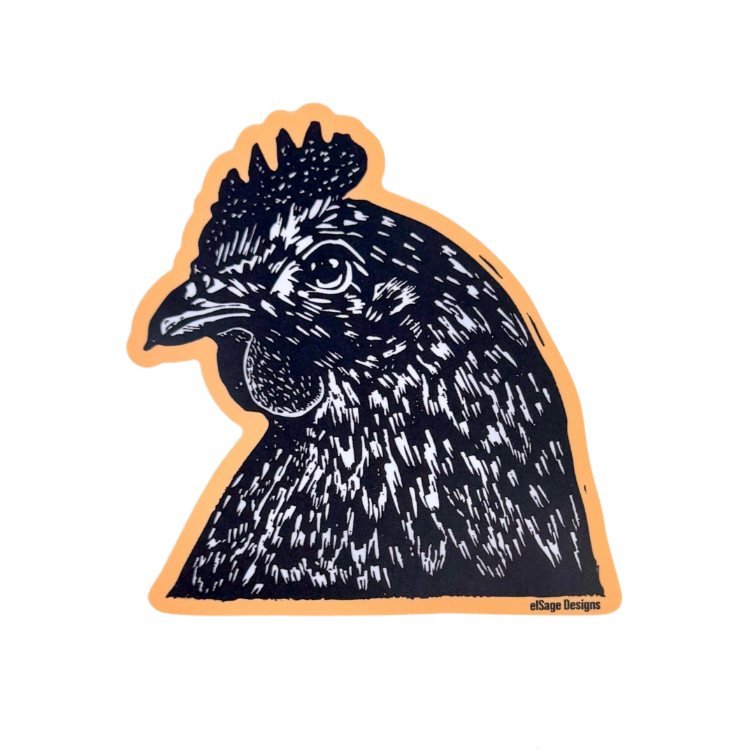 Pretty Chicken Sticker