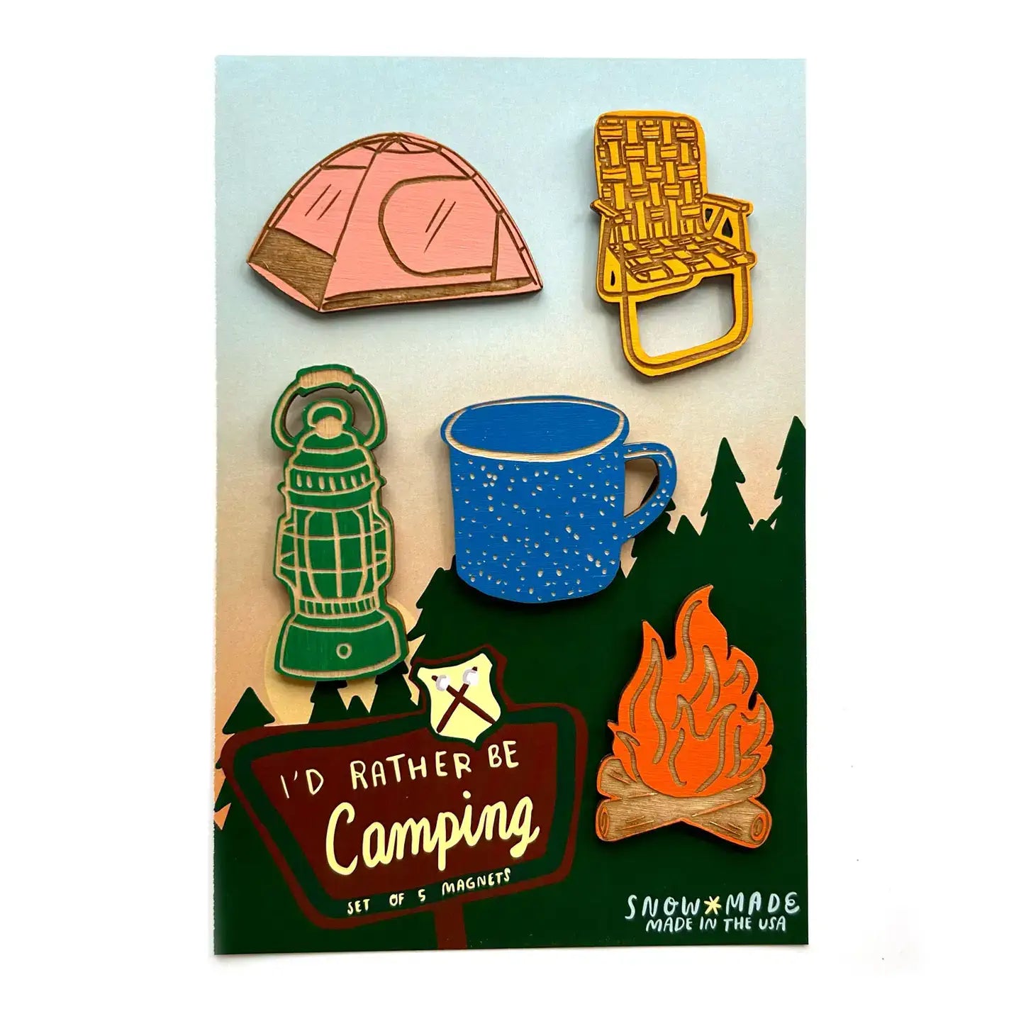 Wood Magnet Sets