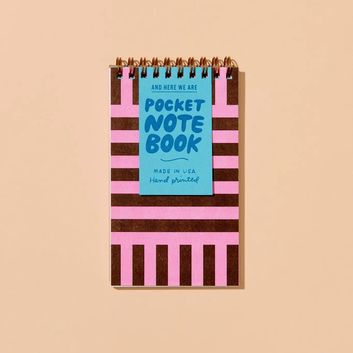 Letterpress Spiral Notebooks and Notepads