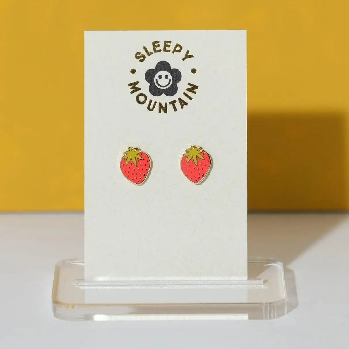 Enamel Earrings by Sleepy Mountain