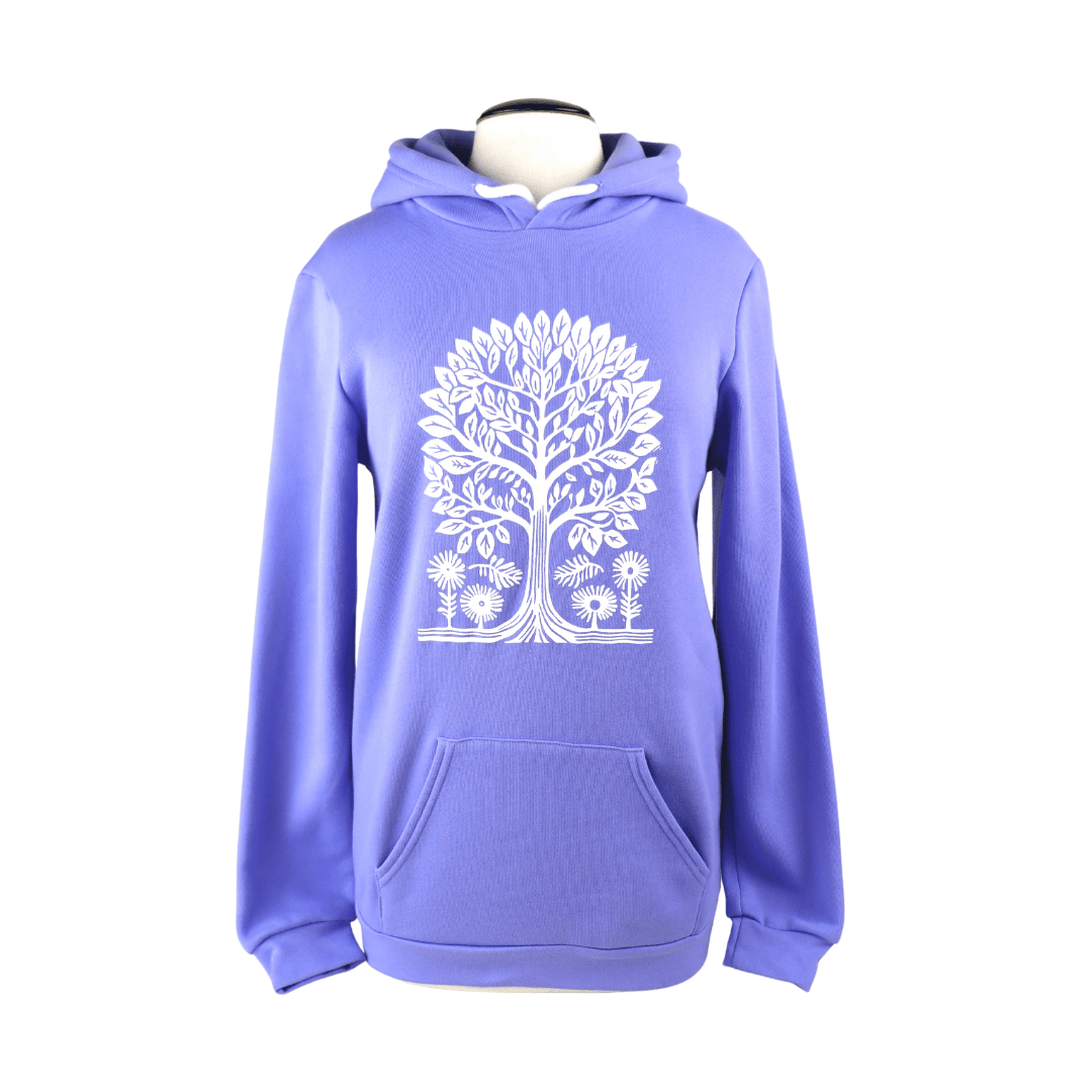 Tree Vol. 2 Unisex Pullover Hoodie in Periwinkle