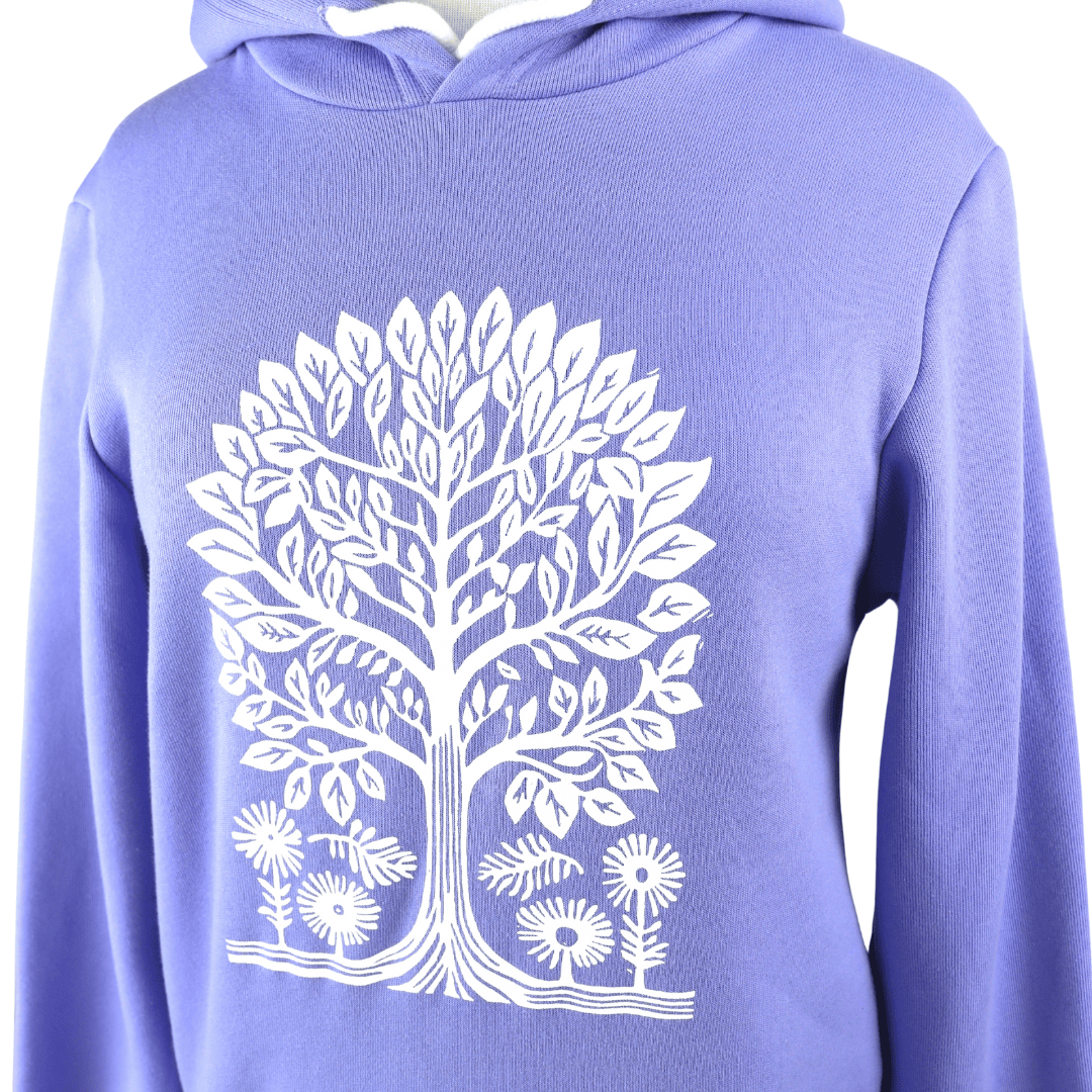 Tree Vol. 2 Unisex Pullover Hoodie in Periwinkle