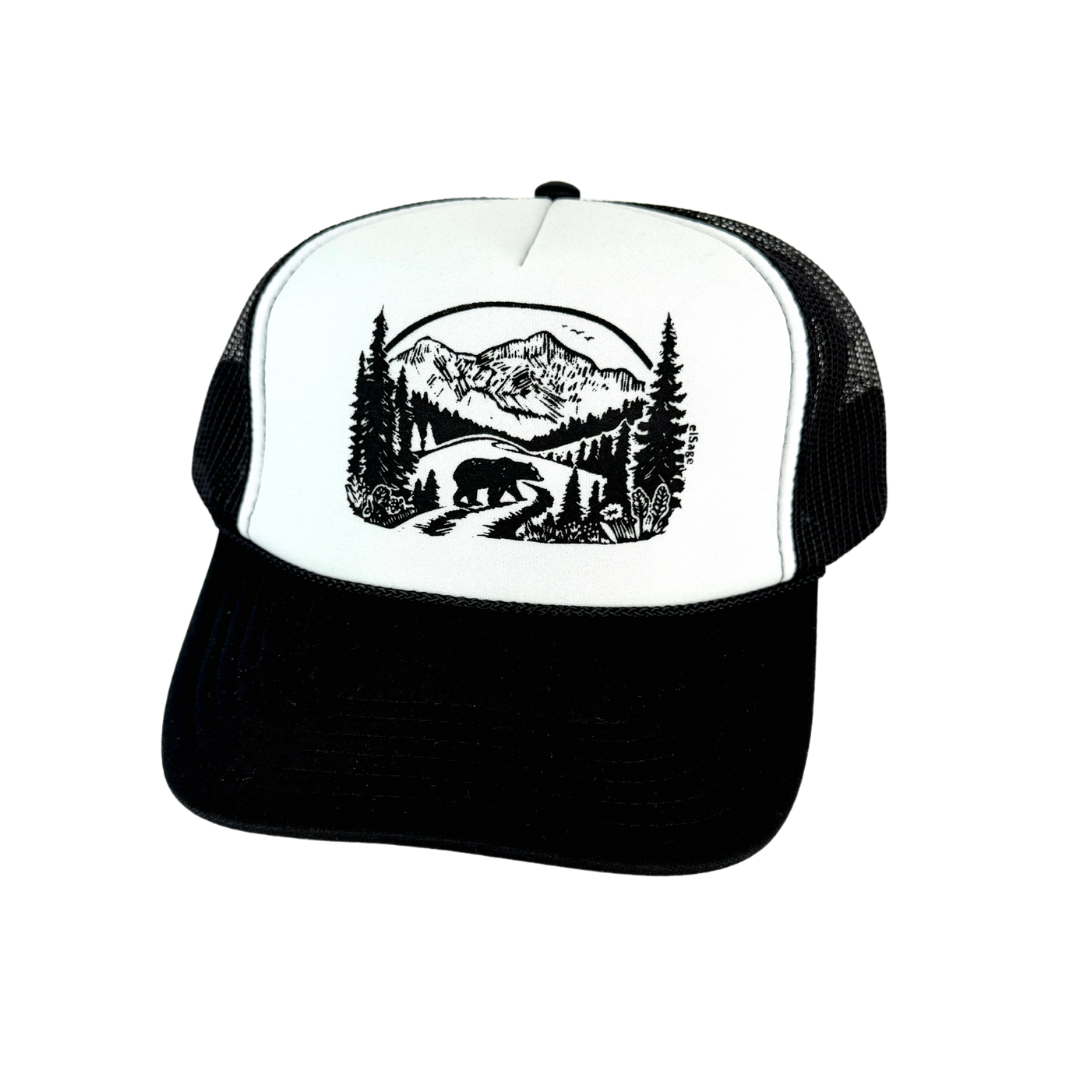 Wilderness Bear Foam Trucker Hat