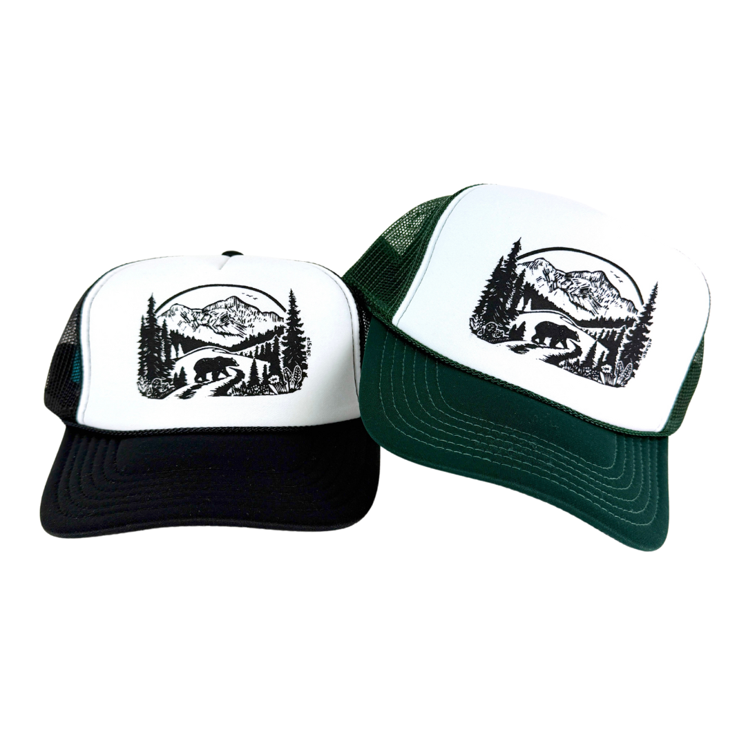 Wilderness Bear Foam Trucker Hat