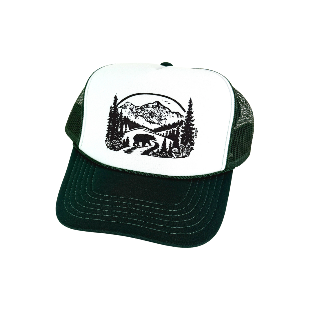 Wilderness Bear Foam Trucker Hat