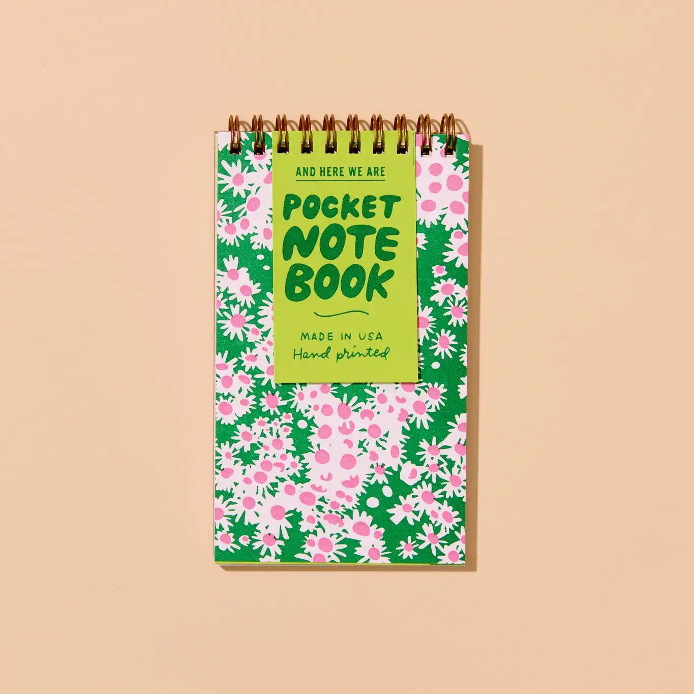 Letterpress Spiral Notebooks and Notepads
