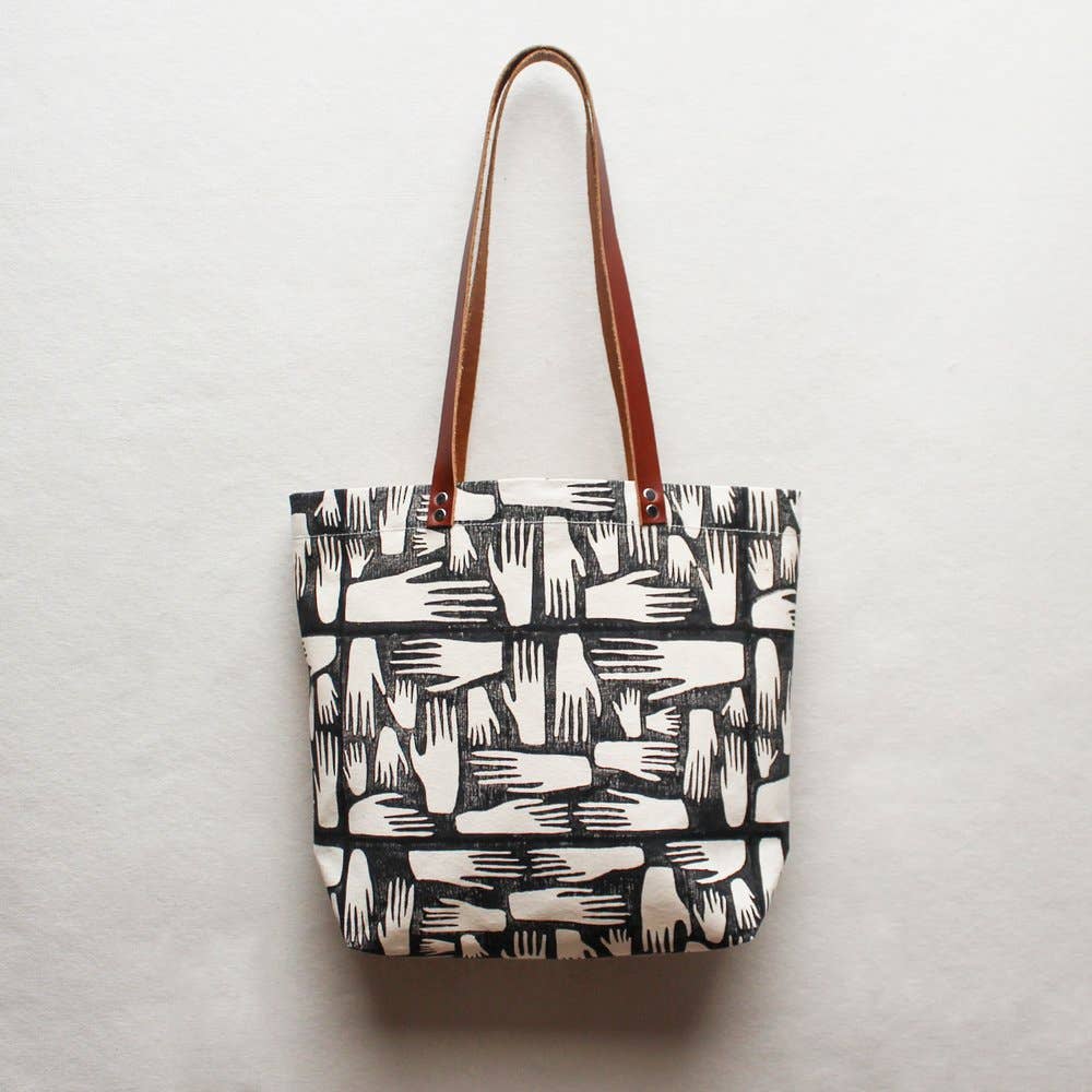 Hand Printed Tote by Julia Canright