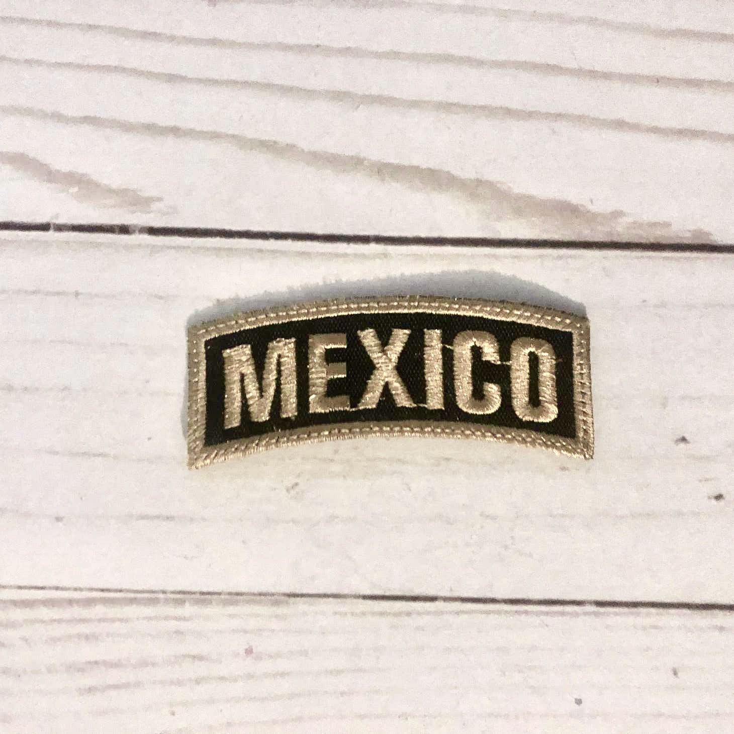 Mexico Gold Banner Patch by Viva Greetings