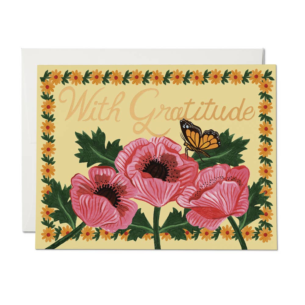 Thank You Greeting Cards by Red Cap Cards