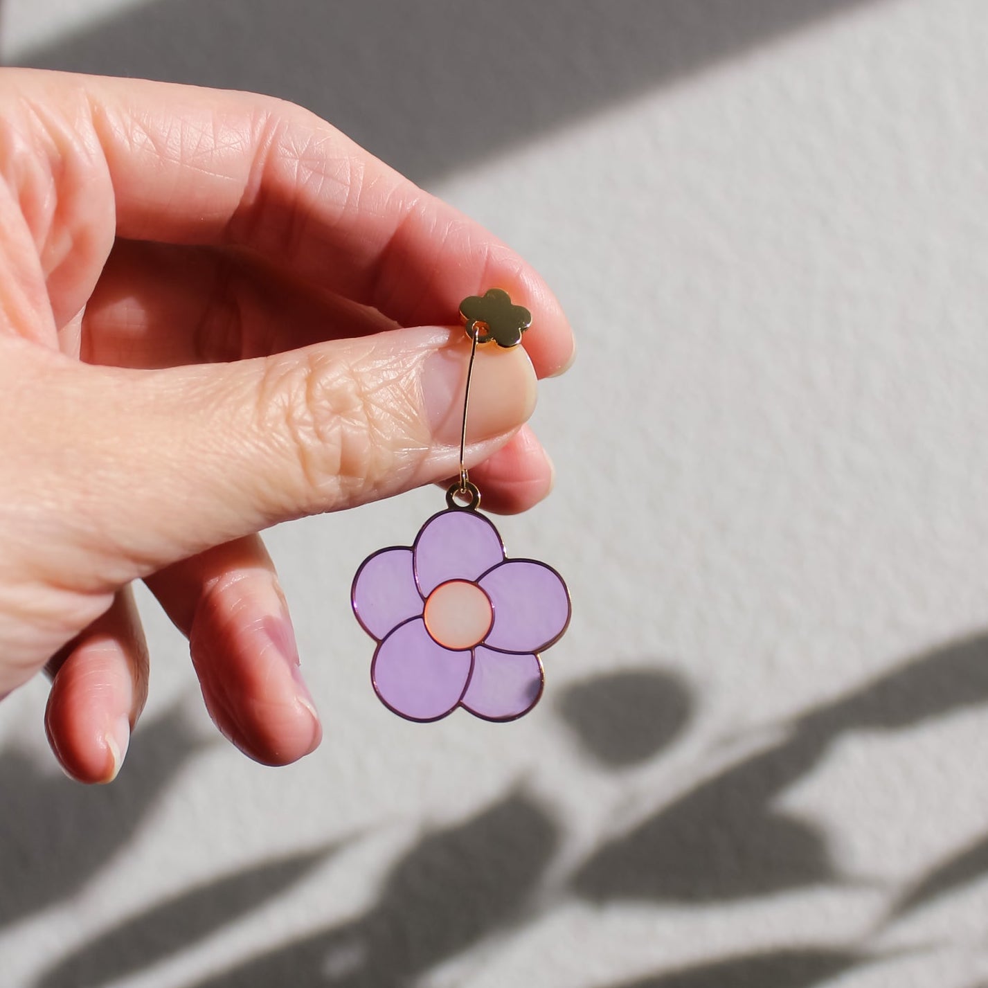 Enamel Drop Earrings