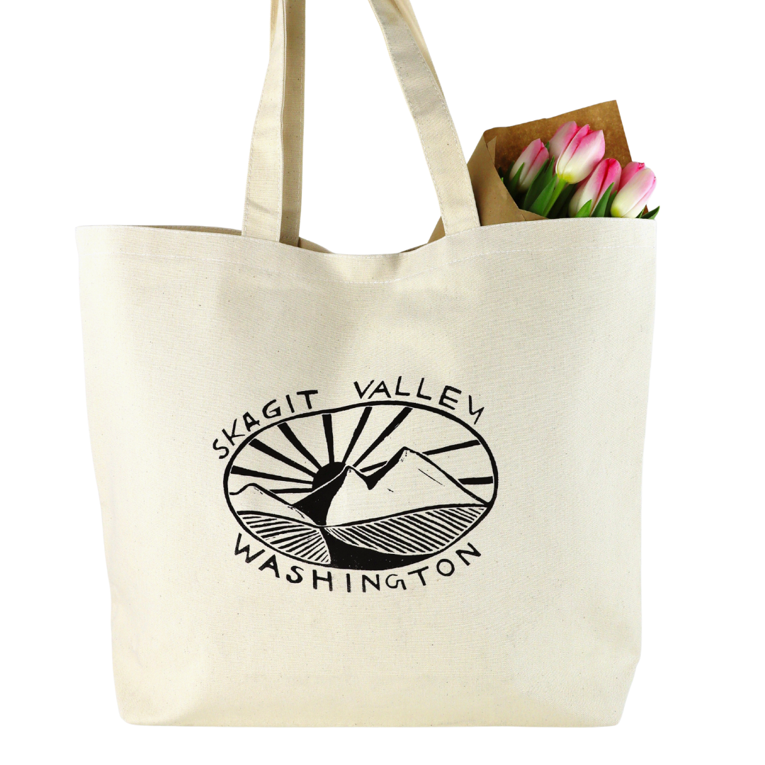 Skagit Valley Large Tote Bag