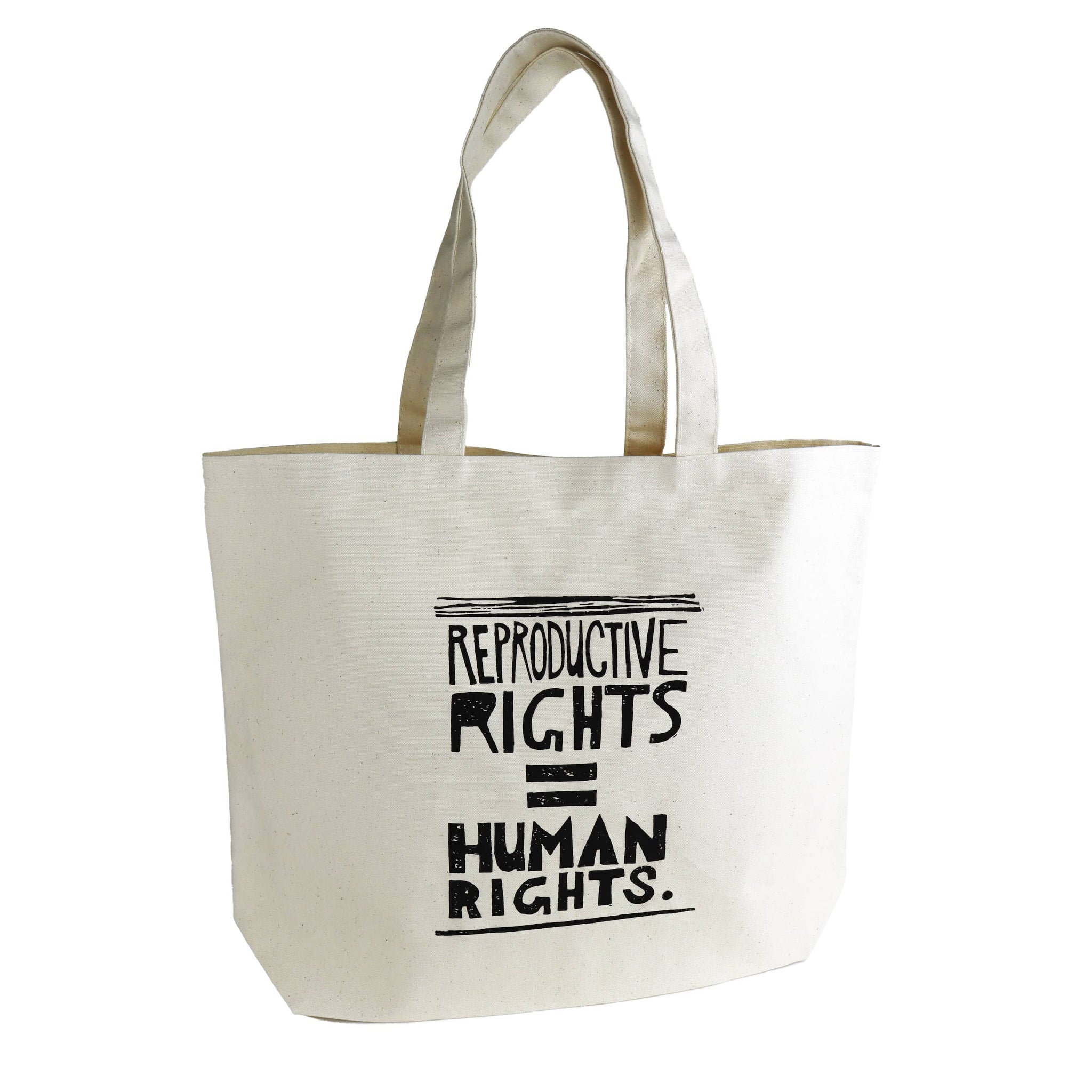 Reproductive Rights = Human Rights Tote Bag