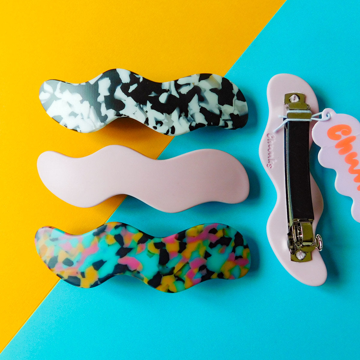 Wave Barrettes by CHUNKS